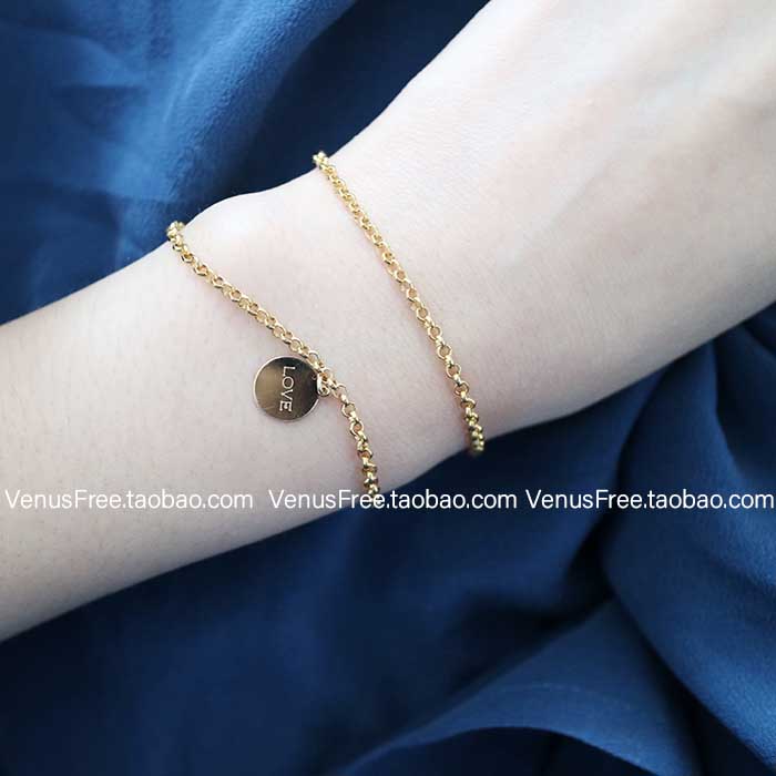 包邮vf定制美国进口粗love粗链条