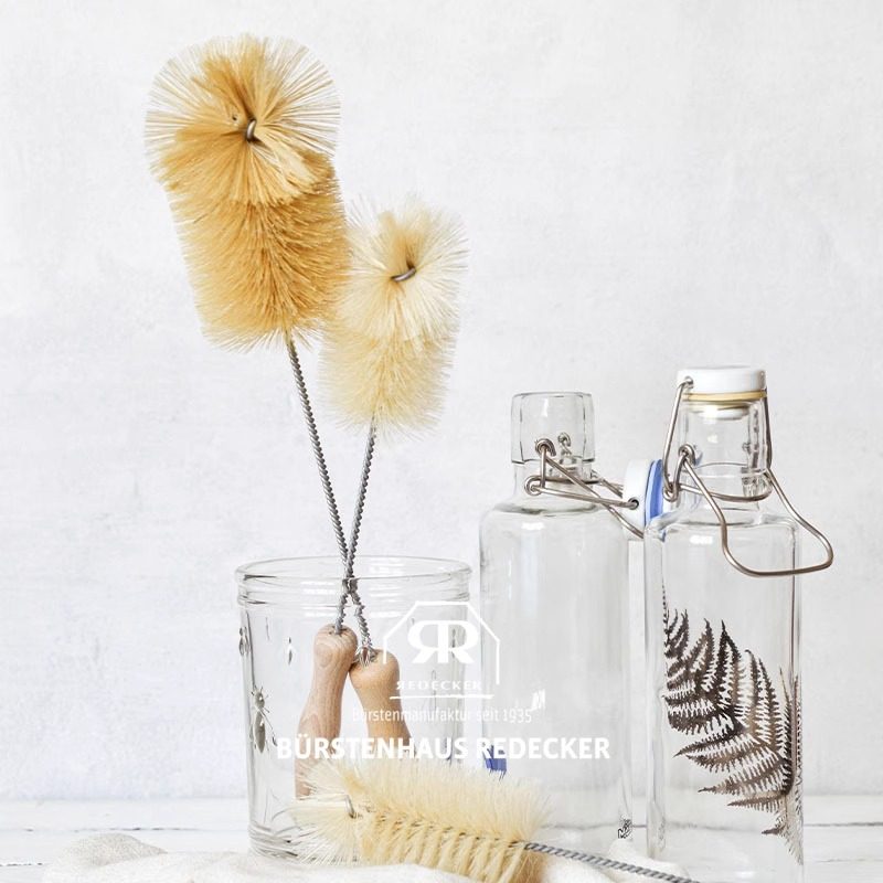 REDECKER德国制造鬃毛玻璃瓶奶瓶清洁刷水杯水壶杯刷长手柄瓶刷,家庭/个人清洁工具,杯刷/瓶刷,淘宝优惠券,粉丝福利购,淘宝优惠卷