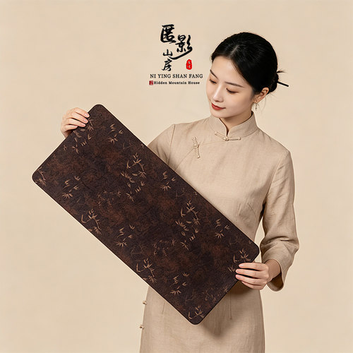 轻奢香云纱双面防水茶席