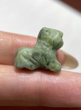 老地方玉小动物背云16.5mm 星月紫檀念珠卡子diy配饰配珠老珠 653