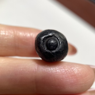 藏传大年份惹呼拉单珠11.5mm藏地小元素念珠手串配珠配饰老珠1153