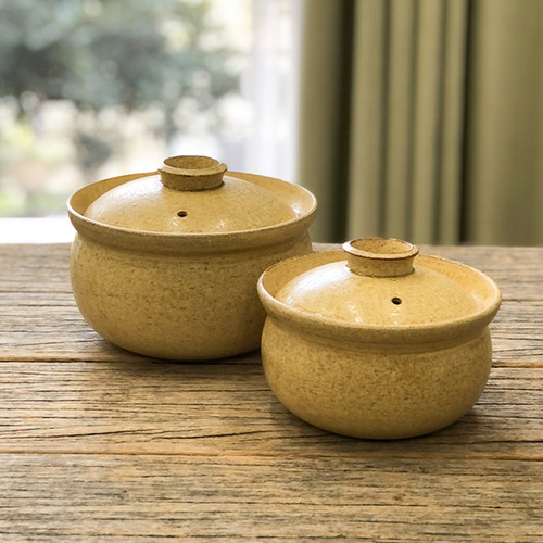 小川佳子陶艺作家家用手作土锅