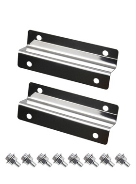 适用Hijet Pixis Sambar卡车 不锈钢镀后挡泥板加长支架 2片装