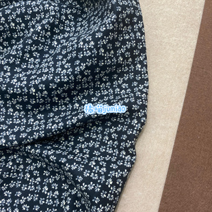 羽绒服半身裙发圈面料新 磨毛碎花全棉女装 橘喵jumiao秋冬韩版 时尚