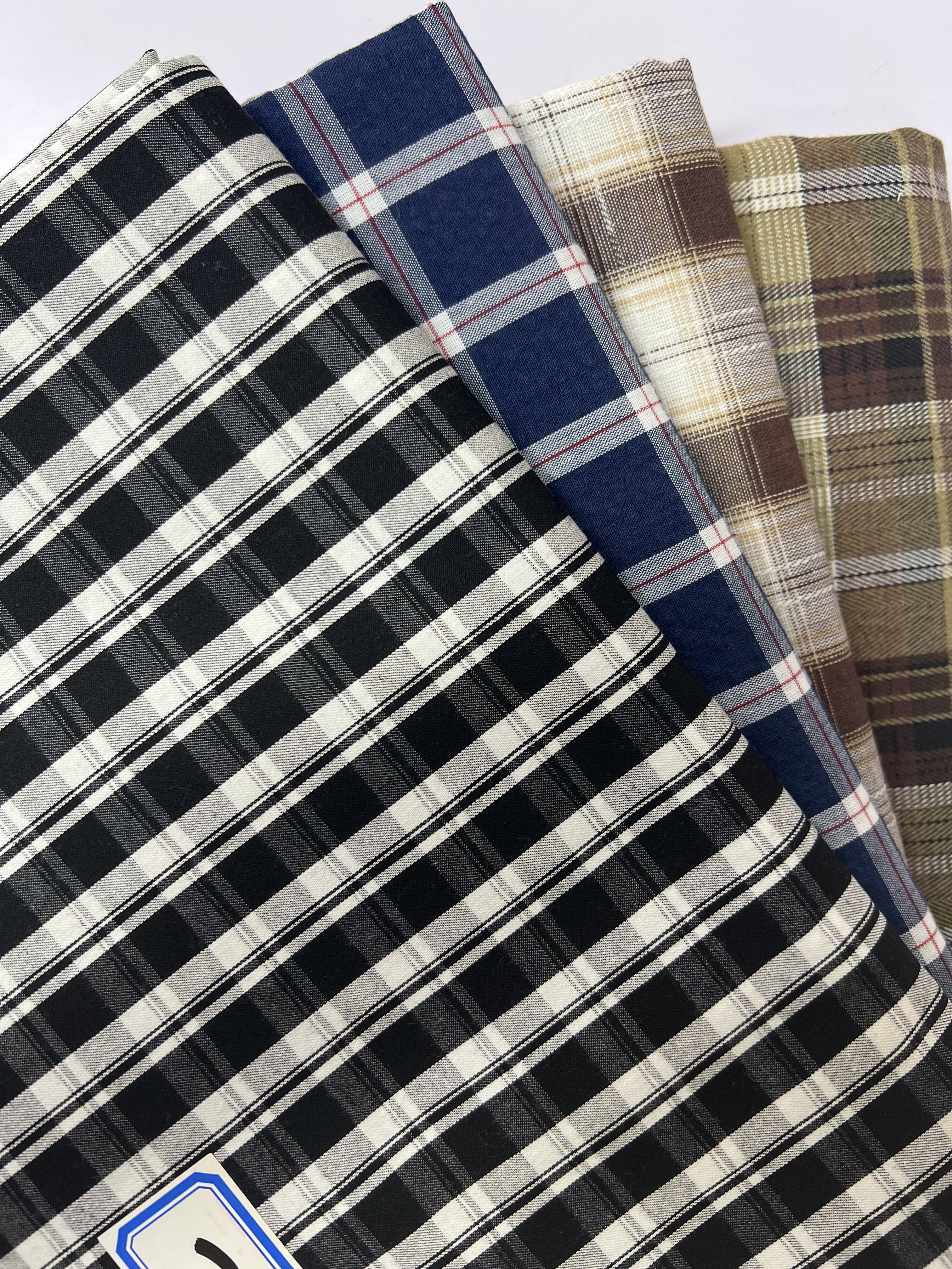 福袋春夏款色织格波点印花布料纯棉小清新韩系女装家居