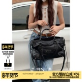复古铆钉机车包ABG辣妹包 简着 高级感大容量单肩手提斜挎包