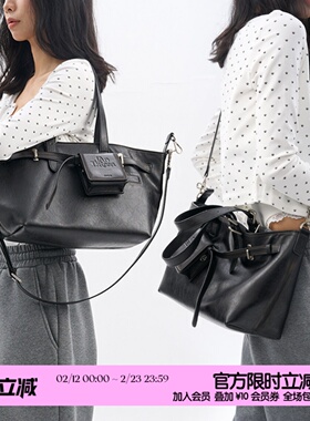 简着/原创 做旧擦色加利尼尼多形态摩登托特包高级感大容量斜挎包