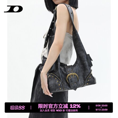 简着®原创沙漠废土风复古机车包