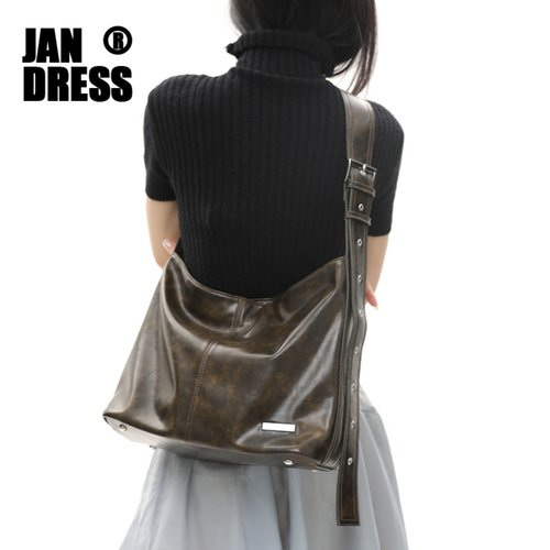 简着®亨里森复古单肩托特包