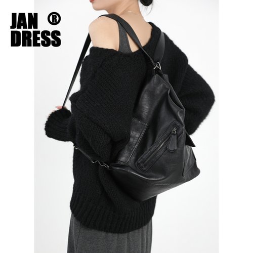 简着®复古机车辣妹单肩包可斜挎