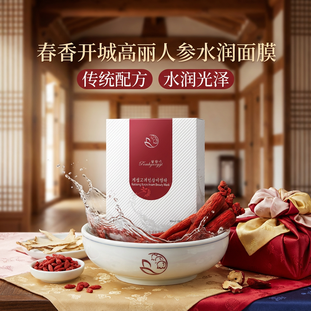 朝鲜原装正品春香芪水润面膜国民大品牌10片／盒送礼过节