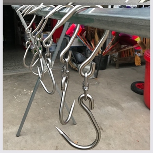 包邮304不锈钢强力挂钩加粗屠宰场超市肉铺专用猪牛肉钩挂肉钩子