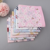 女士纯棉手帕薄款 全棉印花手绢高品质女帕柔软吸汗大尺寸小方巾