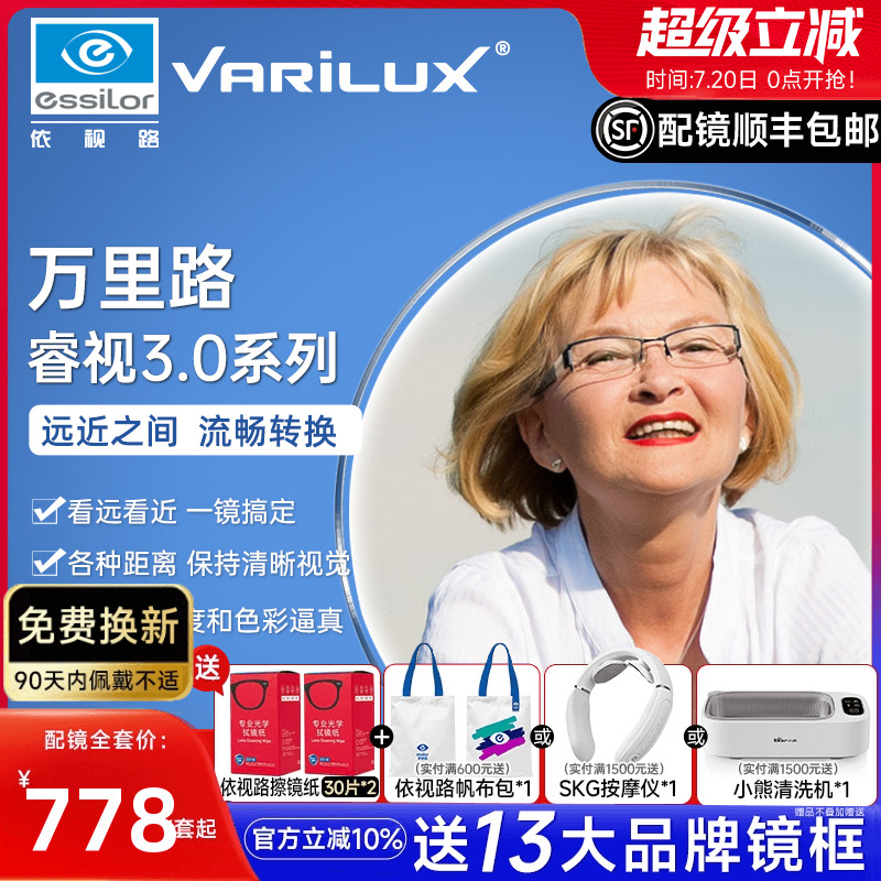 依视路万里路多焦点镜片