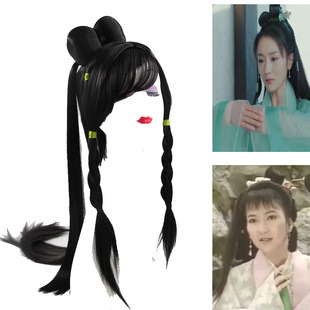 新白娘子传奇肖燕小青同款假发头套 古风COS古装汉服假发