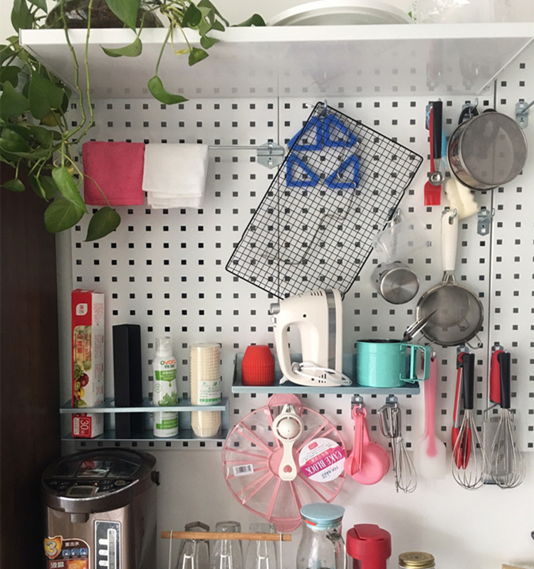 烘焙工具挂板架方孔板多功能洞洞板挂钩工具墙货架展示架置物架