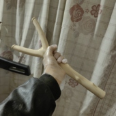 超大弓白蜡原叉长40厘米宽15厘米左右纯手工制作