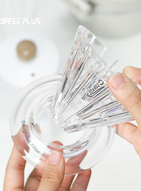 Coffeeplus甜甜圈手冲咖啡V60滤杯咖啡滤杯套装竞赛咖啡蛋糕滤杯