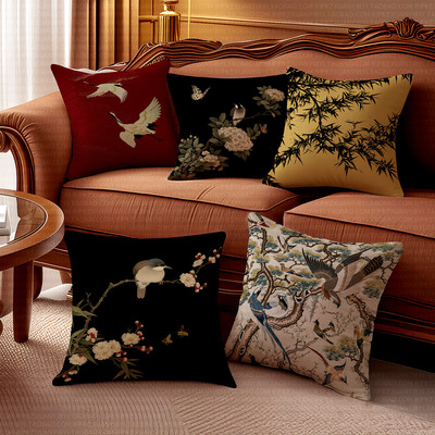 新中式国潮古风抱枕靠垫