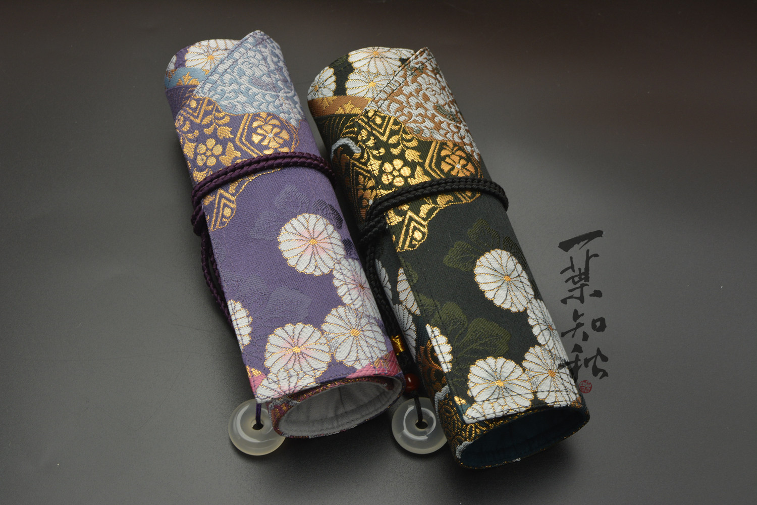 知秋家【香山】一叶知秋手作 钢笔笔帘笔袋高档西阵织进口面料,文具电教/文化用品/商务用品,笔袋,淘宝优惠券,粉丝福利购,淘宝优惠卷