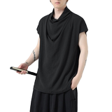 新中式风夏装冰丝薄堆领休闲套装男上衣M150P38裤M161P50，男装休闲套装，钱塘788(原4013)