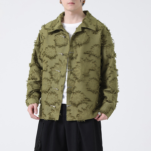 秋季新中式 金属盘扣风流苏休闲夹克外套男女上衣 JK621 P118图片