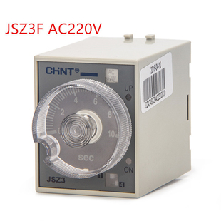 正泰JSZ3F 10S 断电延时开关 60S(ST3P) 延迟继电器 AC220V