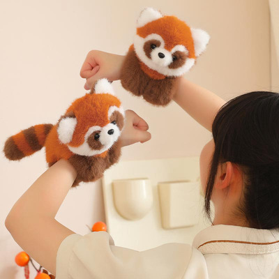 正版熊猫王子可爱小熊猫趴啪啪圈手环女生玩偶儿童浣熊成都纪念品