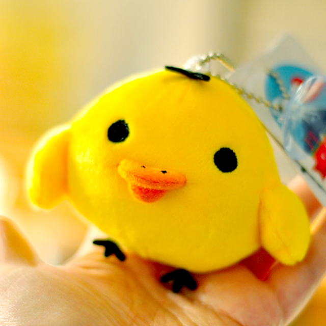 卡通可爱人气小黄鸡小鸡脆皮鸡可爱毛绒公仔玩具小挂件礼物吊饰