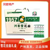整箱 河套牌雪花挂面条250g 20袋礼盒装 速食方便营养家用食品