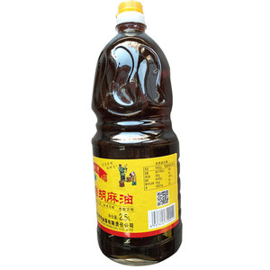 内蒙古大树湾小磨胡麻油食用油纯正亚麻油月子油含亚油酸2.5L*2瓶