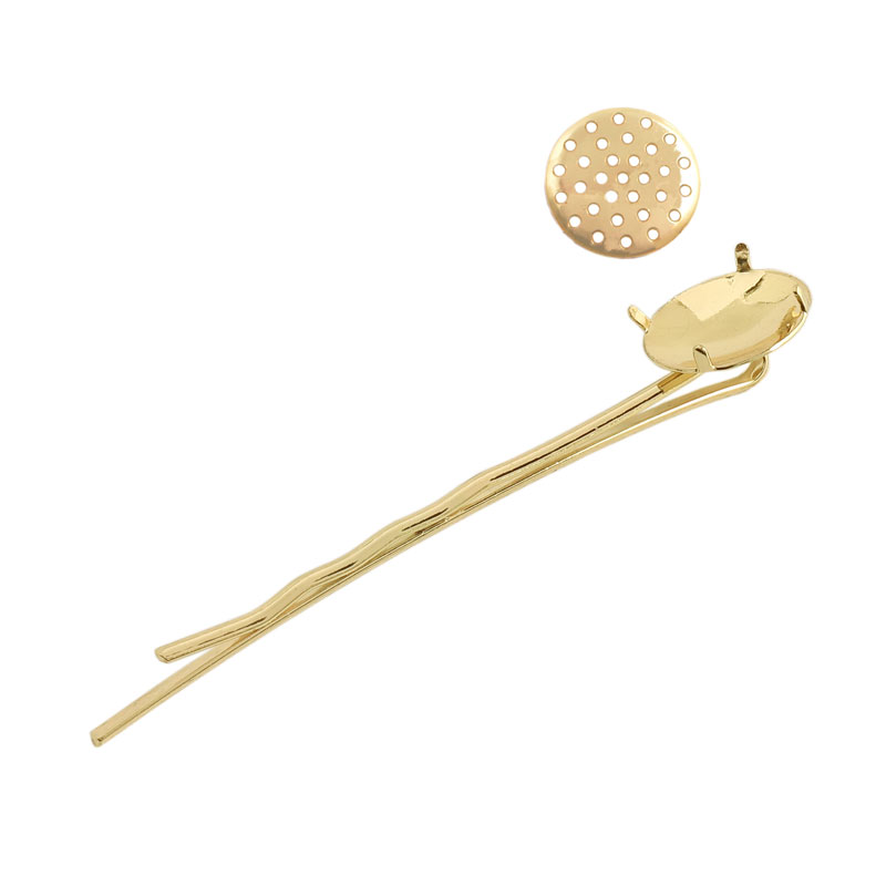 diy头饰材料手工串珠一字夹手作