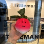 趣味水萝卜挂件可爱创意红萝卜蔬菜毛绒公仔包包挂饰钥匙圈挂件