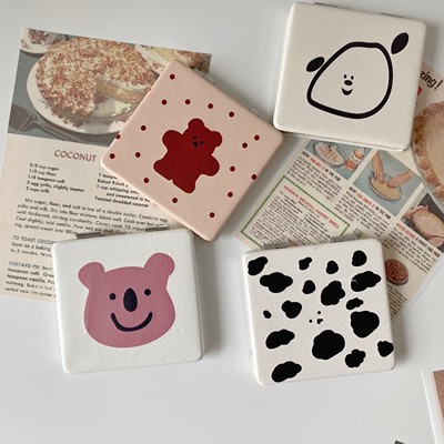 随身便携折叠化妆镜小镜子