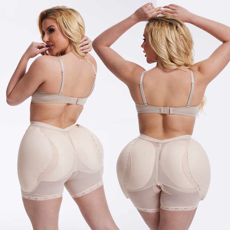 4片 假屁股提臀内裤女蜜桃丰臀提臀垫丰胯高腰安全裤薄款收腹神器