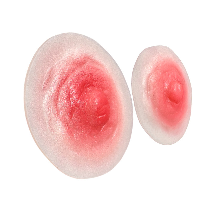 乳贴宝宝断奶神器手摸用假乳头贴当玩物伪娘CD无膜硅胶