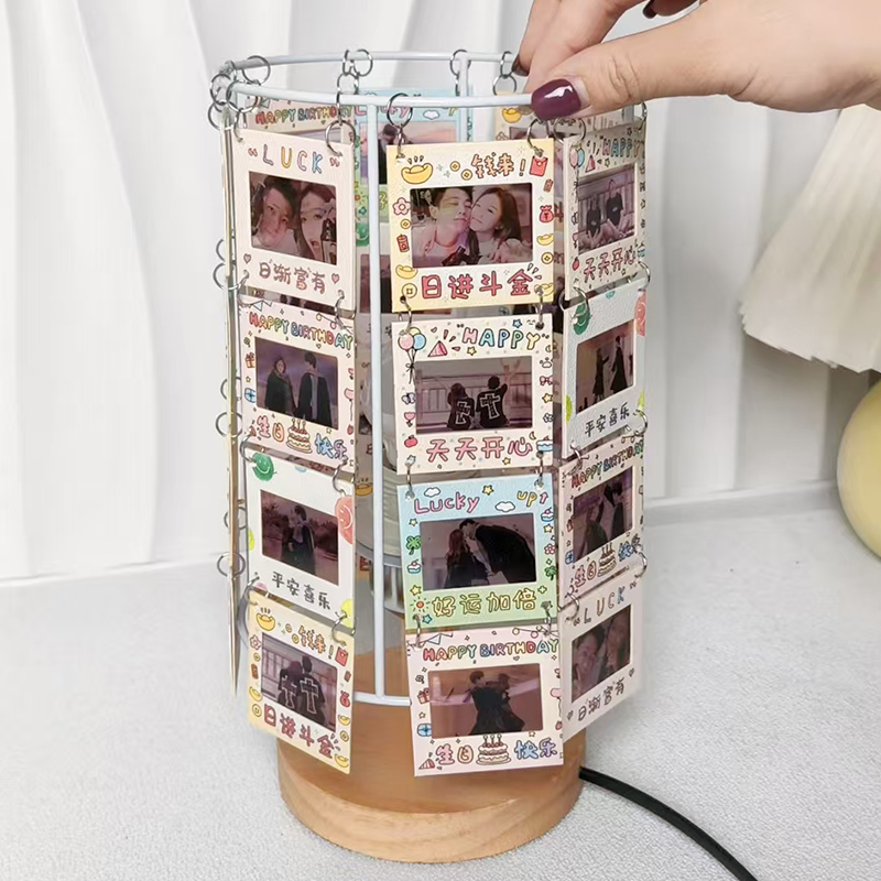 diy手工照片定制小夜灯卧室氛围