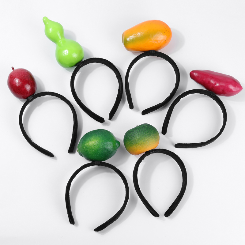 原创搞怪水果发箍红薯青橘头箍