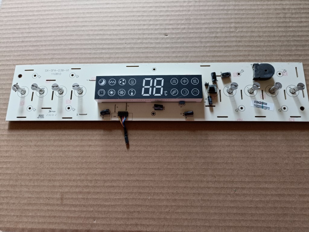 奥克斯空调显示板SX-SFA-D38-V1