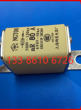 飞凰 快速熔断器 NGT00-80A 690V 独立式安装 NGTOO