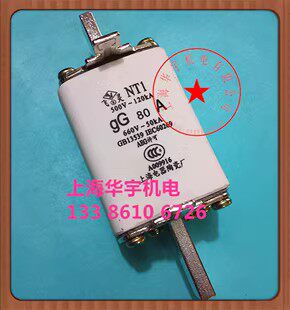 上海电器陶瓷厂 NT1-80A飞灵牌RT16-1 R032 刀型触头熔断器 RT20