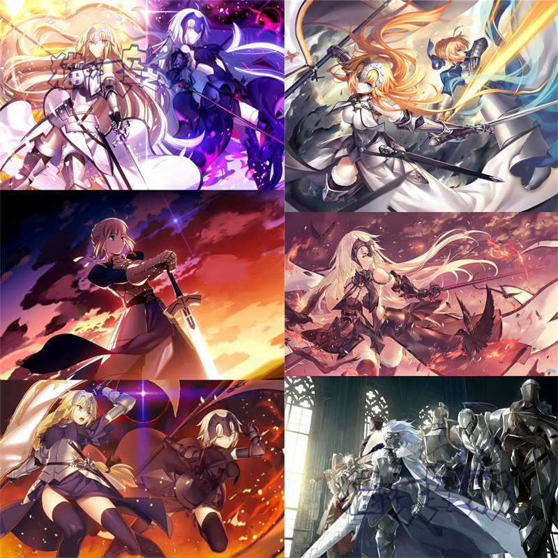 木质拼图500片1000片成人益智玩具动漫少女贞德fatestaynight定制 - 实物图