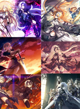 木质拼图500片1000片成人益智玩具动漫少女贞德fatestaynight定制