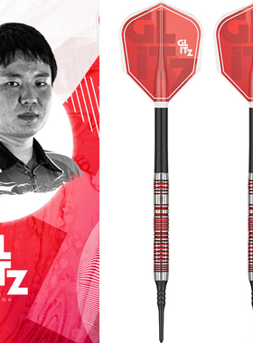 TARGET探极PRIME SERIES GLITZ 90%钨钢 2BA软式飞镖17克 有原