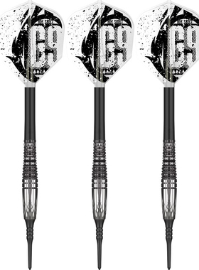 TARGET探极HOSHINO 星野光正9代PYRO-β 黑色17克90钨钢比赛飞镖