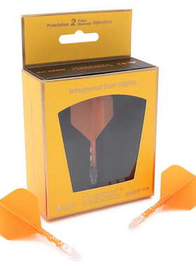 CUESOUL/Q兽ROST T19大标准飞镖尾翼双色镖叶耐用一体尾巴飞标翼1