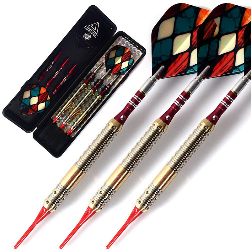 红色飞镖铜合金18克软式