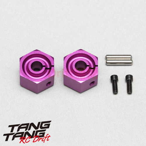 Y2-011CP8 YOKOMO YD-2 RC漂移车架用 8mm 金属结合器 紫色 2个