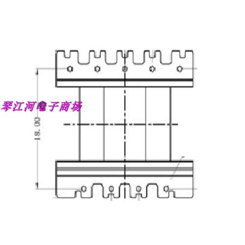 ee25变压器骨架磁芯电木骨架