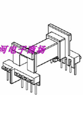 EEL16磁芯骨架卧式5+5针加长骨架